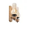 Brilagi - LED zidna lampa COTTAGE 2xE14/40W/230V hrast/braon