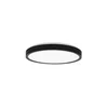 Ecolite W3090-12W/CR - LED kupatilsko stropno svetlo LED/12W/230V IP44 crna