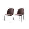 Hanah Home Set trpezarijskih stolica Dore 194 V2, 2 komada, Braon