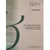 TARTINI:CONCERTINO FOR CLARINET AND STRINGS SCORE AND PARTS