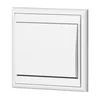 Podometno enopolno stikalo Luna, 10A, 250V, WP-1L, belo