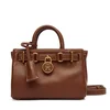 Ročna torba Tommy Hilfiger American Icon Micro Tote Leather AW0AW18167 Rjava