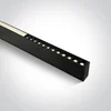 UGRADBENA SVJETILJKA CRNA 24pcs SPOTS + DIFFUSER UGR19 40W CCTV PV 230V 120cm