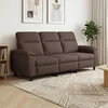 Vidaxl Kavč Temno rjava 214 x 90 x 95 cm Blago