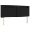 vidaXL vidaXL Vzglavje Preprosta Oblika Črna 160 cm Umetno Usnje, (22049767)