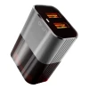 Kucni punjac LDNIO A2206 2XUSB 2.4A + Type-C kabel crno sivi