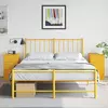 Noćni ormarići 2 kom boja senfa 34,5 x 39 x 62 cm čelični