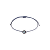 KUZZOI Zapestnica Evil Eye nebeško modra/črna/bela