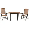 Gardenson Vrtni Set Athos, 3-Delni, Raztegljiva Miza
