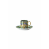 Rosenthal Versace ROSENTHAL VERSACE JUNGLE ANIMALIER WILD GREEN Espresso skodelica s krožničkom
