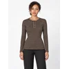 MixRay Bluza Blusen temno rjava
