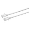 MicroConnect U/UTP CAT6A tanek 2M bel, V-UTP6A02W-SLIM