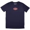 AC/DC Mini Oval Logo Navy Blue XL Majica