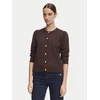 Morgan Pletena jopica 262-MKNOT Temno rjava Regular Fit