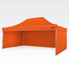 Paviljon vrtni 4x6m - plus 3 stene - Oranžna