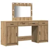 Toaletni stol 3 pcs Smeđa 78,5 x 41 x 135 cm Konstruirano drvo
