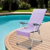 Vanjski ručnici za stolice 2 pcs Ljubičasta 130 x 60 cm