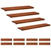 Vidaxl Stopnice 12 kos 120 x 25 x 2 cm Rjava Trda bukovina