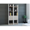 Hanah Home Polica 66,2x150x29,5cm Belo-Krem