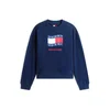 Tommy Jeans Majica mornarska/rdeča/bela