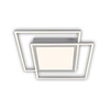 Brilo - LED plafonjera 2xLED/16W/230V + LED/19W 51,5x51,5 cm matni hrom