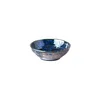 Modra keramična skleda MIJ Copper Swirl, o 13 cm
