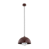 Argon 8444 - Visilica na sajli PIAVA 1xE14/7W/230V alabaster braon