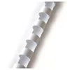 Plastične hrbtne strani - 38 mm, bele barve, 50 kosov