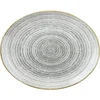 CHURCHILL Homespun Stone Grey plitvi krožnik, okrogel, ovalen, dolžina: 317 mm (12 kos)