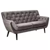 CHESTERFIELD SOFA tekstil siva