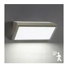 Brilagi-LED Spoljašnje zidno svetlo sa senzorom TRIANGLE LED/20W/230V sivo IP65