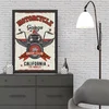 Wallity Uramljena slika Motorcycle Gangs, 55x75 cm