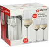 KOZARCI ZA BELO VINO ALPINA 370ML 6 KOSOV
