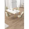 Hanah Home Trpezarijski set, 5 komada, Svetlozeleni
