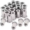 FALON-TECH Falon Tech M12 cilindrične zakovične matice 50 kosov 2,0-5,9 mm