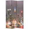 Sklopiva sobna pregrada sa slikom New Yorka noću 120 x 170 cm