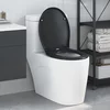 WC daska Crna 47 x 37 x 4 cm Duroplast