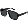 Gucci GG1342S 001 ONE SIZE (59) Črna/Siva