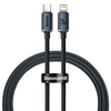 Baseus Crystal kabel USB-C na Lightning 20W PD 120 cm (crni)