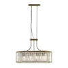 Searchlight 8095-5AB - Luster na lancu VICTORIA 5xE27/60W/230V mesing