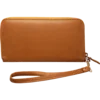 Novčanik ženski 2u1 od prave goveđe kože 21x10,6x3 cm braon
