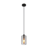 Globo 21002H - Luster na sajli OLLY 1xE27/25W/230V O 11 cm crna