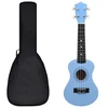 Vidaxl Otroški ukulele soprano s torbo baby moder 21