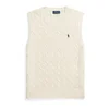 Polo Ralph Lauren Brezrokavnik kremna