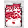 Hanah home Komplet posteljine 102, 160x220cm, Crvena