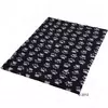 ODEJA VETBED ISOBED SL PASJA PAW, ČRNO/SIVA - D 150 X Š 100 CM