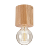 Plafonsko svetlo OAK 1xE27/60W/230V, hrast, prečnik 10,5 cm