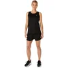 ASICS Športni top svetlo siva/črna