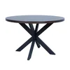 Homestar Jedilna miza VANCOUVER D120xV75 cm črni dimni hrast