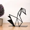 Aberto Design Dekorativna figura Swan, 20x15 cm, 1.5 mm, Crna
